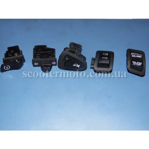 Кнопка стартера, поворотов, сигнала, Idling Stop Honda SH 125-150, 2013-2014-2015-2016 року